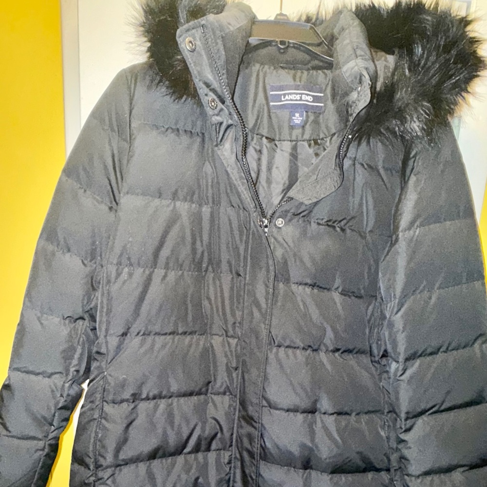 Plus Size Lands End Down Coat- Women’s 1x